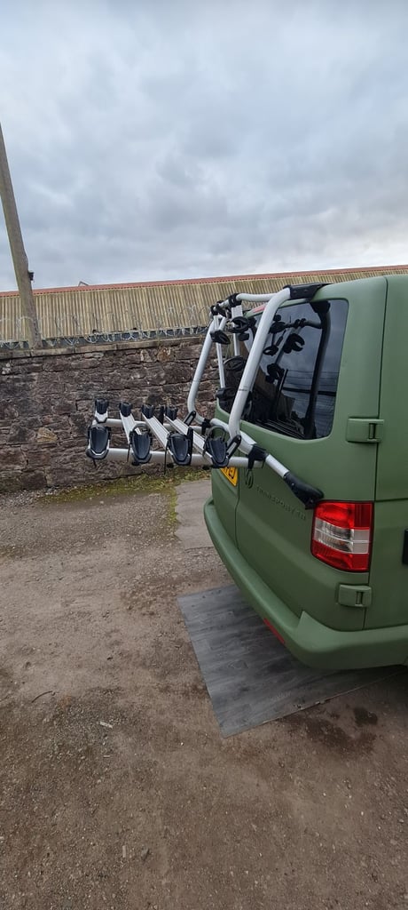 Vw T6 california campervan transporter bike rack genuine.