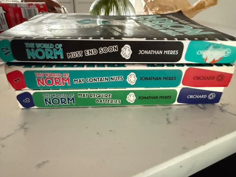 The world of Norm books x 3