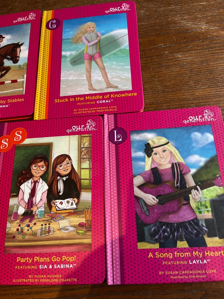Our Generation dolls - book collection 