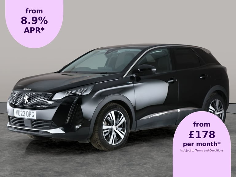 2022 Peugeot 3008 1.6 Hybrid 225 Allure 5dr e-EAT8 HATCHBACK PETROL/ELECTRIC Automatic