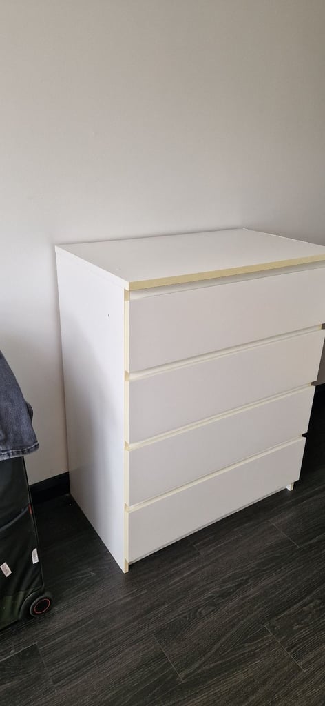White Ikea Chest of Drawers