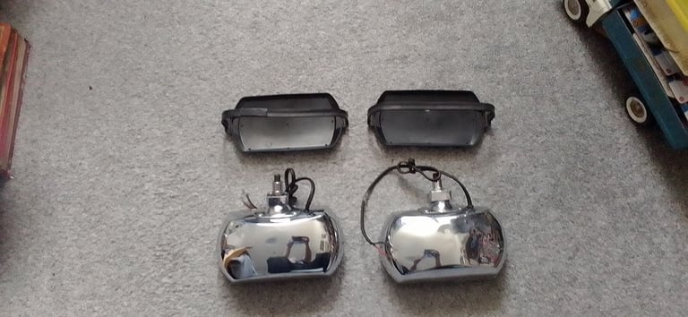 Lucas LR8 square fog spot driving lights classic car 