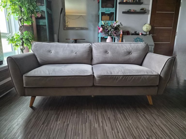Oak Furniture Land Brook 3 Seater Sofa 