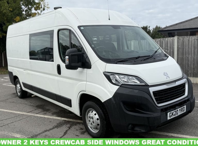 2020 Peugeot Boxer 2.0 BlueHDi 335 Built for Business Professional Crew Van 5dr Diesel Manual  PA...