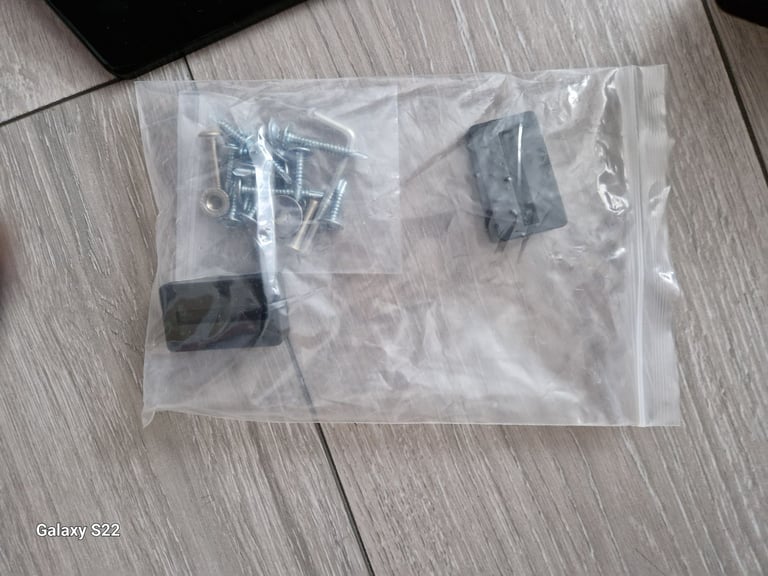 Car trim set black gloss (plastic) 