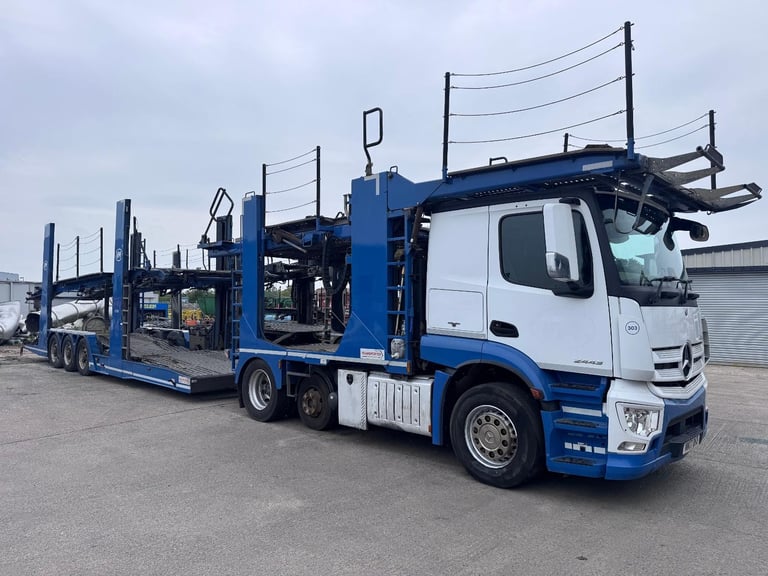 2017 Mercedes Actros 2443 Transporter Engineering EVO 8 Car Transporter Trailer