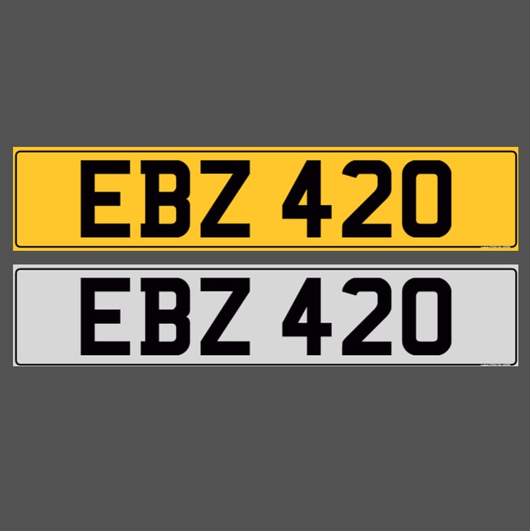 image for EBZ 420 - Dateless Cherished Registration Number Plate - BMW 420 Maybe? 