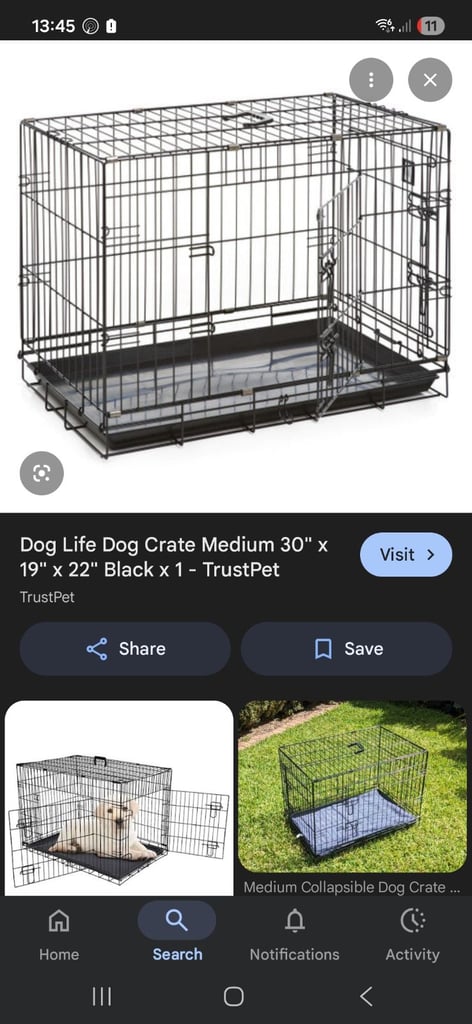 image for Medium dog crate.
