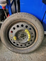 Ford Spare Space Saver Wheel, T155/70R17, surface rust, other than that perfect condition