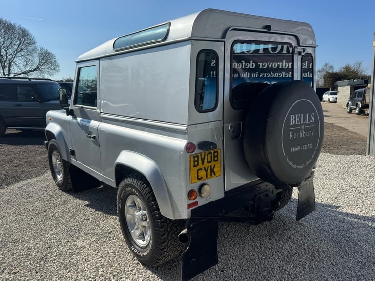 2008 Land Rover Defender 90 2.4 TDCi County Hard Top SUV 4WD SWB Euro 4 3dr PANEL VAN Diesel Manual