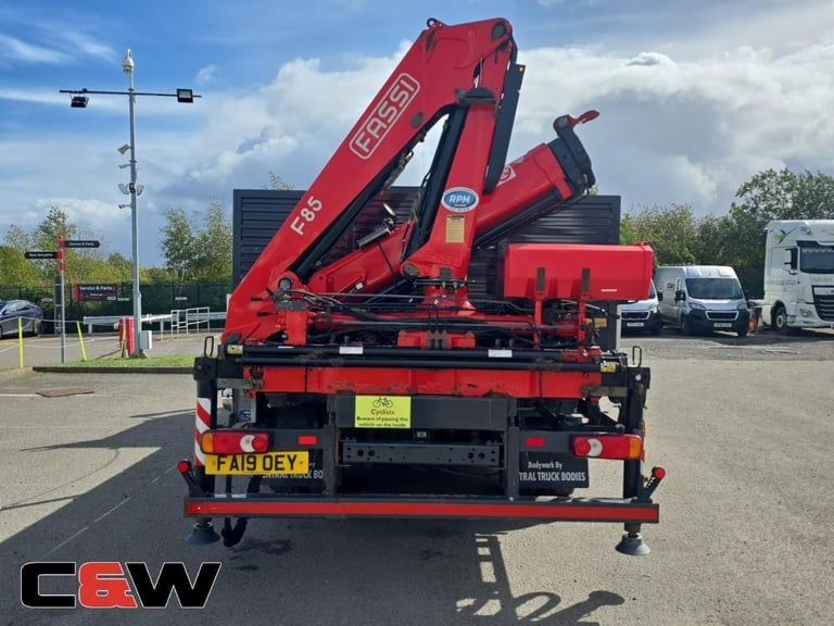 2019 (19) DAF FA LF 210 4x2 DROPSIDE WITH REAR MOUNTED CRANE – 249,000Kms