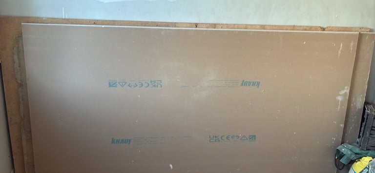2 sheets unused 15mm plasterboard free