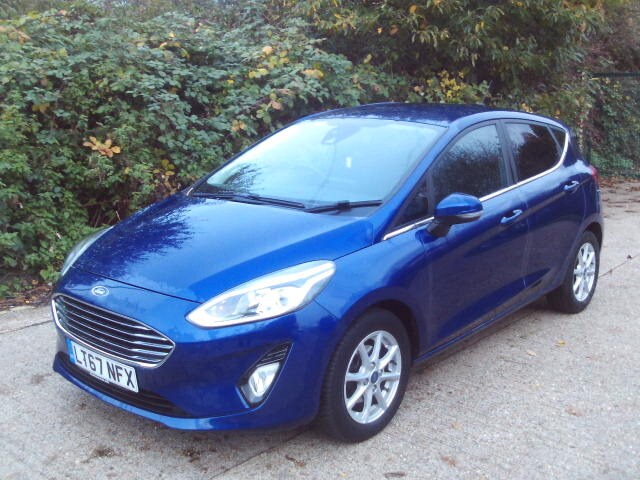 2017 Ford Fiesta 1.0 EcoBoost Zetec 5dr Blue 54k Miles FSH Years MOT Warranty HATCHBACK Petrol Ma...