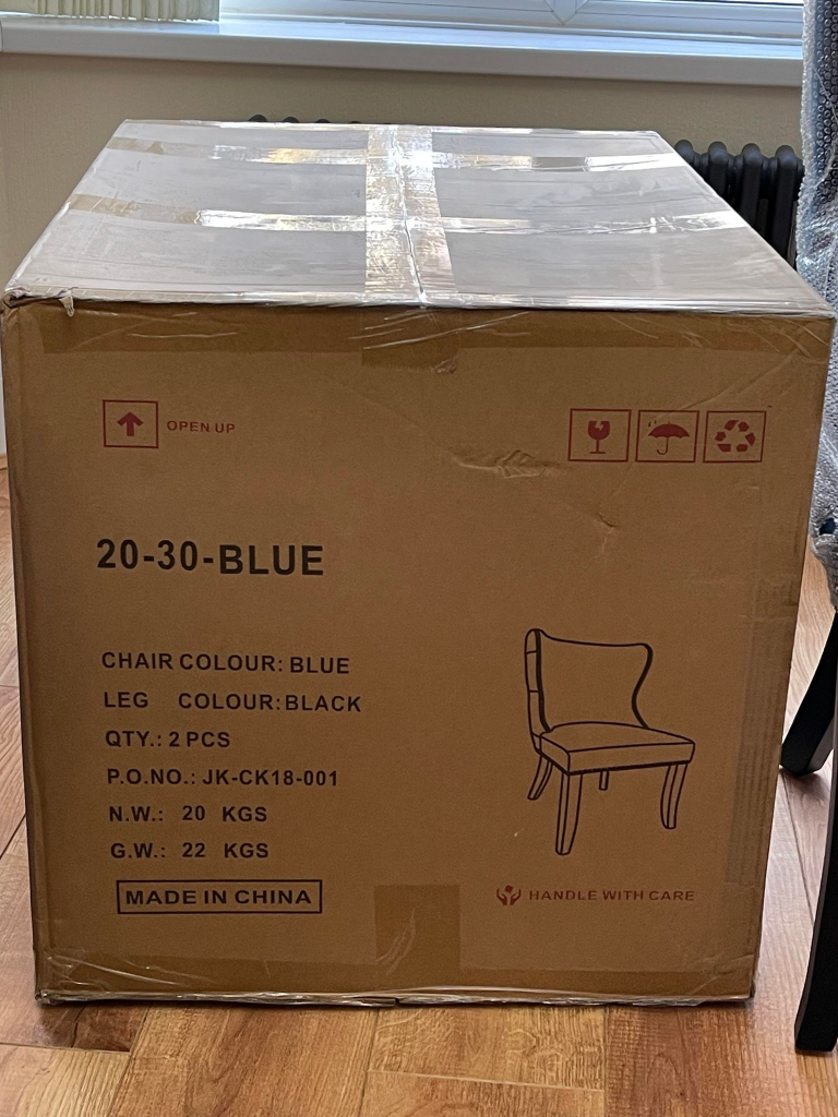 image for CHAIR COLOUR BLUE