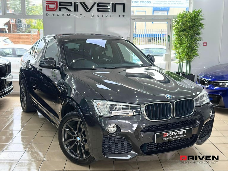 LOW MILES! BMW X4 XDRIVE 2.0 DIESEL M SPORT 2017 AUTO 5DR + FREE DELIVERY