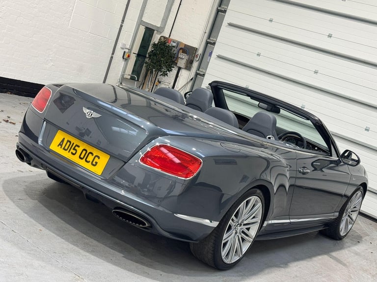 2015 Bentley Continental 6.0 W12 Speed 2dr Auto CONVERTIBLE PETROL Automatic
