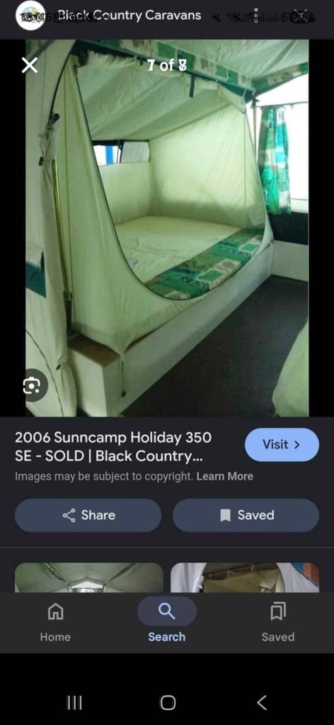 Sunncamp trailer tent 