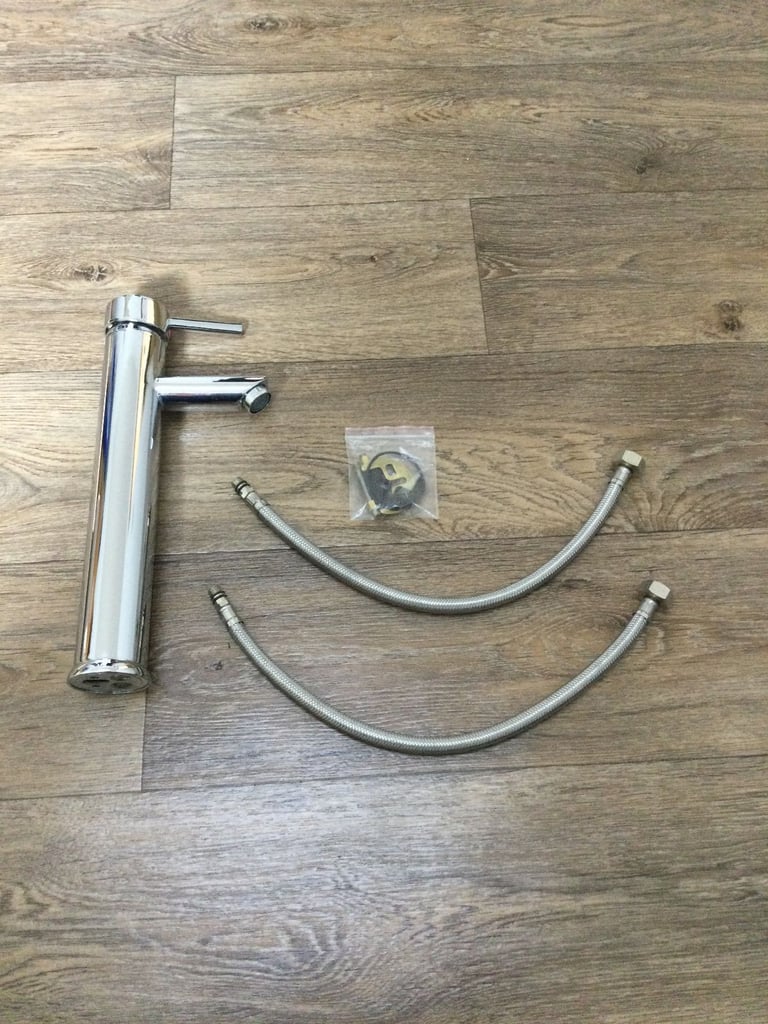 Chrome Monobloc Basin Mixer Tap