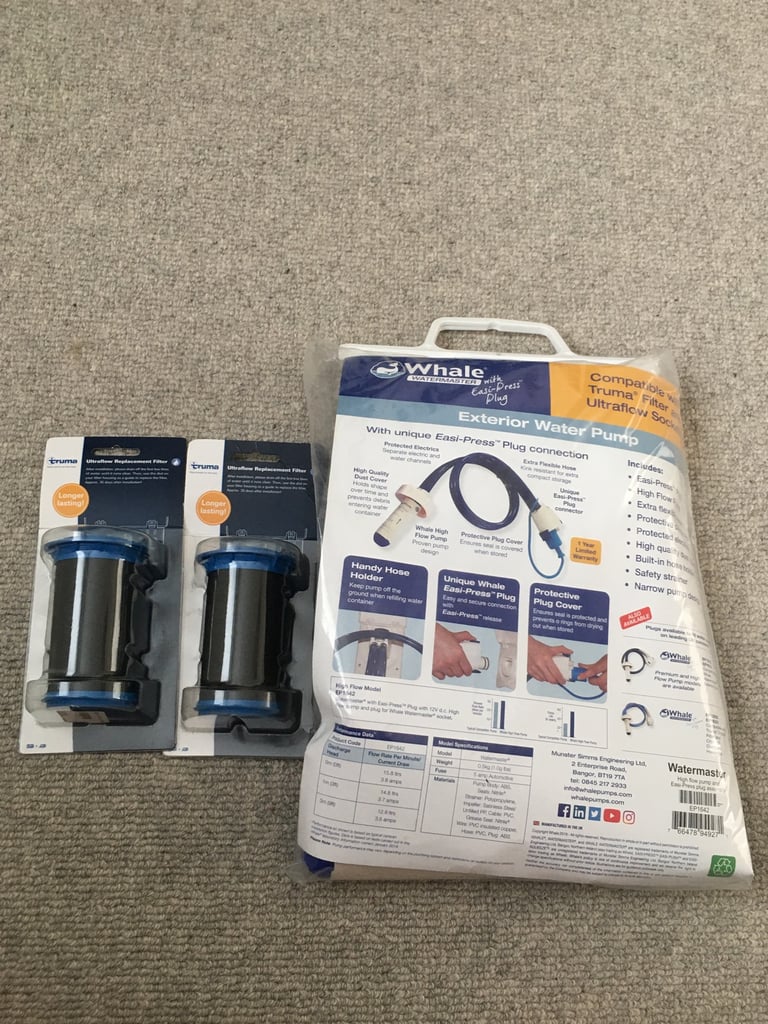 New Whalemaster / Truma pump and filters (Price Reduction!!)
