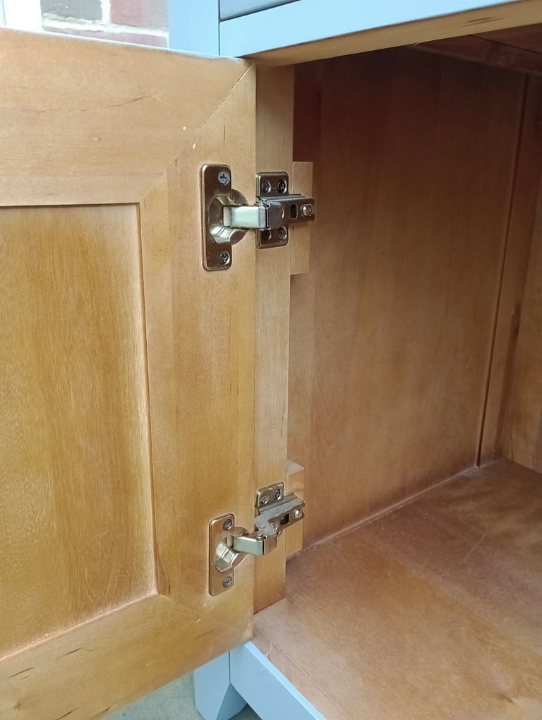 Oak Sideboard Cupboard Drawer Hamilton Grey Large Refurbished 