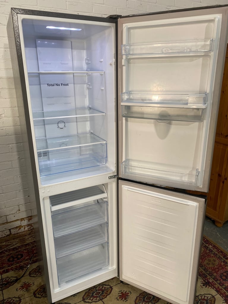 🚚Tall FridgeMaster Grey Fridge Freezer With Water Dispenser Frost Free For Sale 