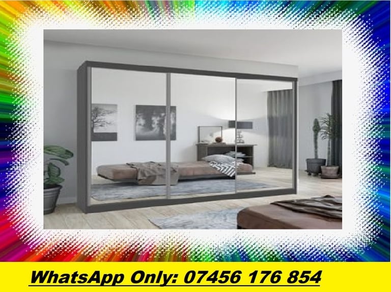 Chicago Wardrobe ! 2 Door Sliding Wardrobe / 3 Door Sliding Wardrobe