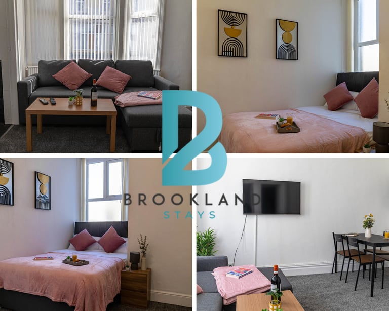 Flat 10 Blackpool | 1-BR Flat with Free Wi-Fi and Kitchen in Blackpool