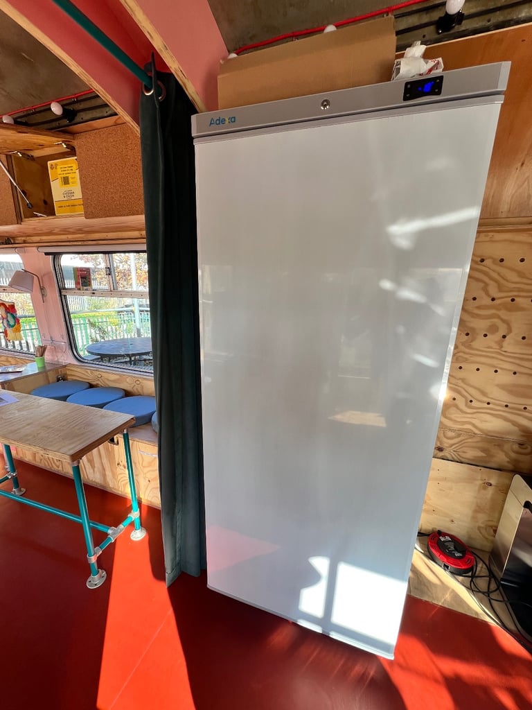 image for 600lt Commercial Freezer Upright cabinet Stainless steel Single door | Adexa DWF600SS