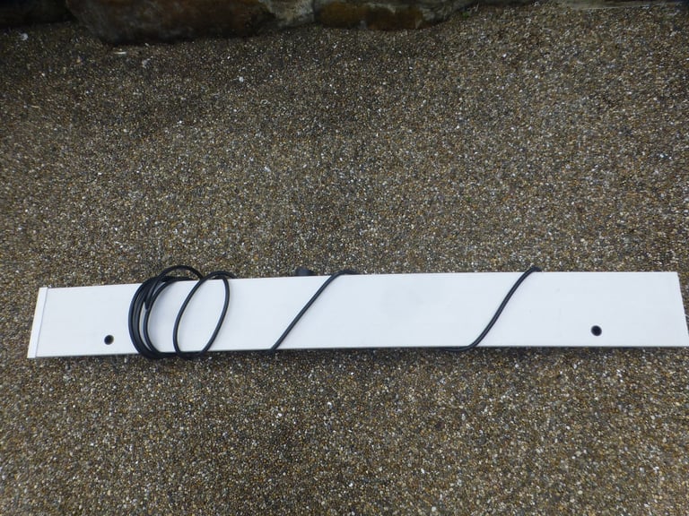 Trailer number plate board and lights