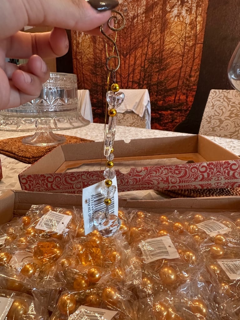 Colourful Xmas decorations for tree and home