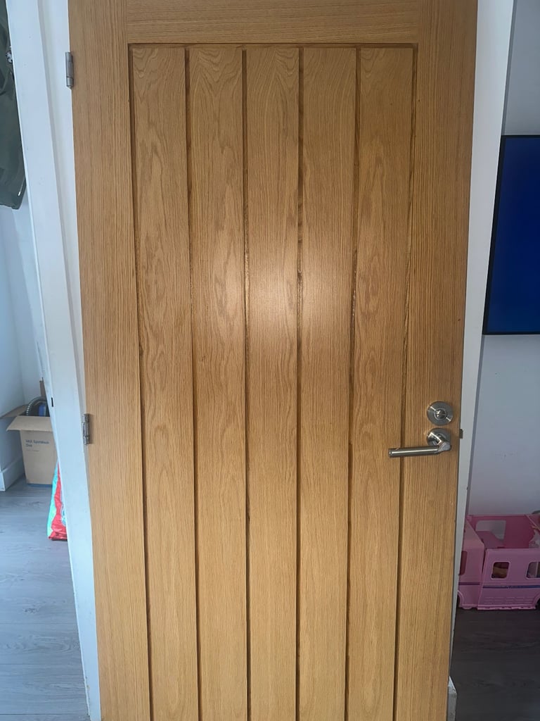 image for 3x internal oak doors