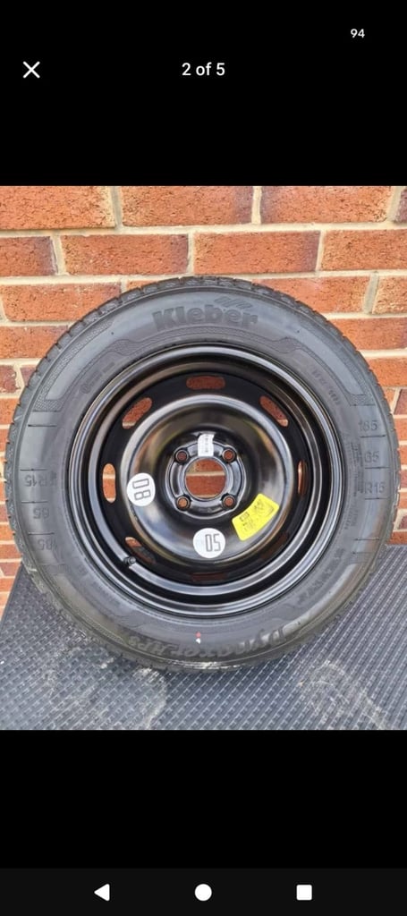 Citroen C3 2017 Space Saver Spare Wheel