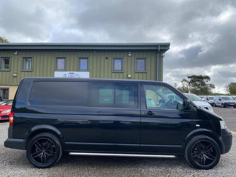 2006 Volkswagen Transporter 2.5 TDi T32 REAR LONGUE-5 BELTS-20 inch ALLOYS-PRIVATE PLATE MOTORHOM...