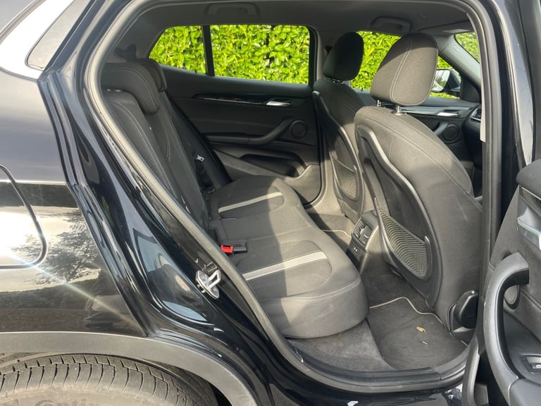 BMW X2 S drive 18D Sport in Stunning Black Metallic with Sports Cloth Trim 