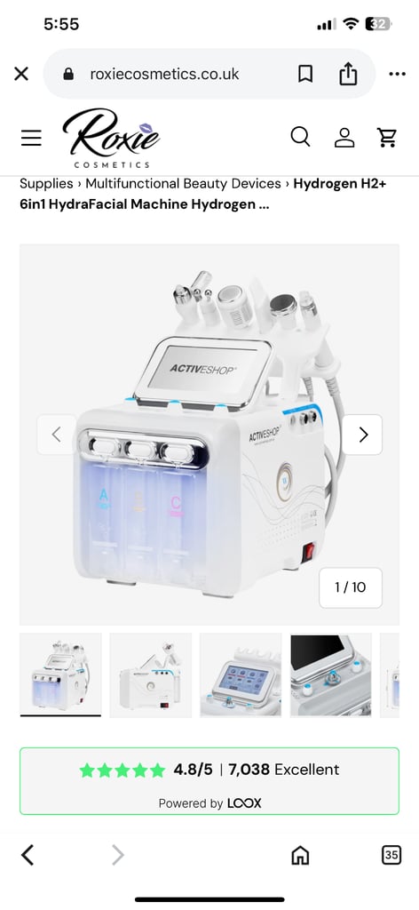 image for Hydrafacial machine