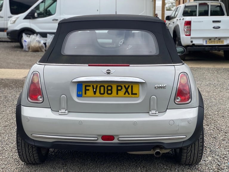 2008 MINI Convertible 1.6 One Sidewalk Euro 4 2dr Convertible Petrol Manual