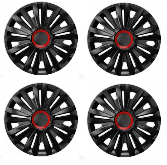 image for Red/black wheel trims for 14" wheels (I think!)