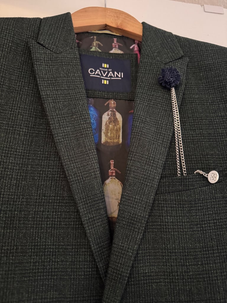 image for Cavani kids Olive Suit 2 piece 14 year old