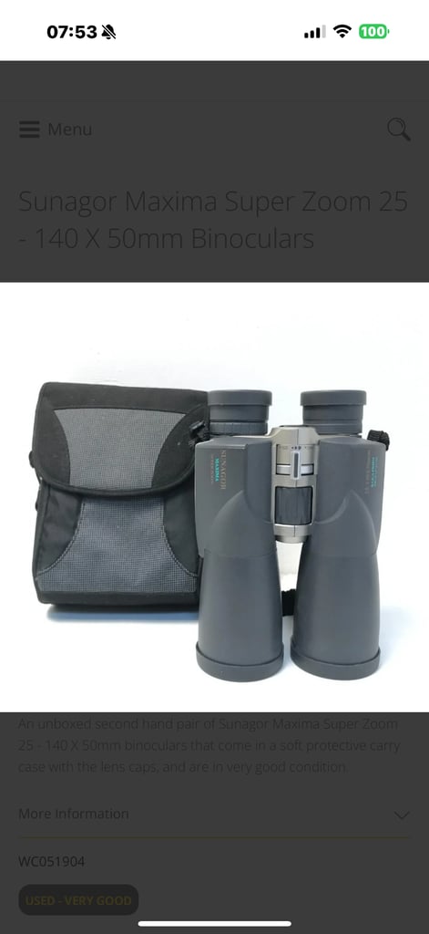 Sunagor Maxima super zoom binoculars
