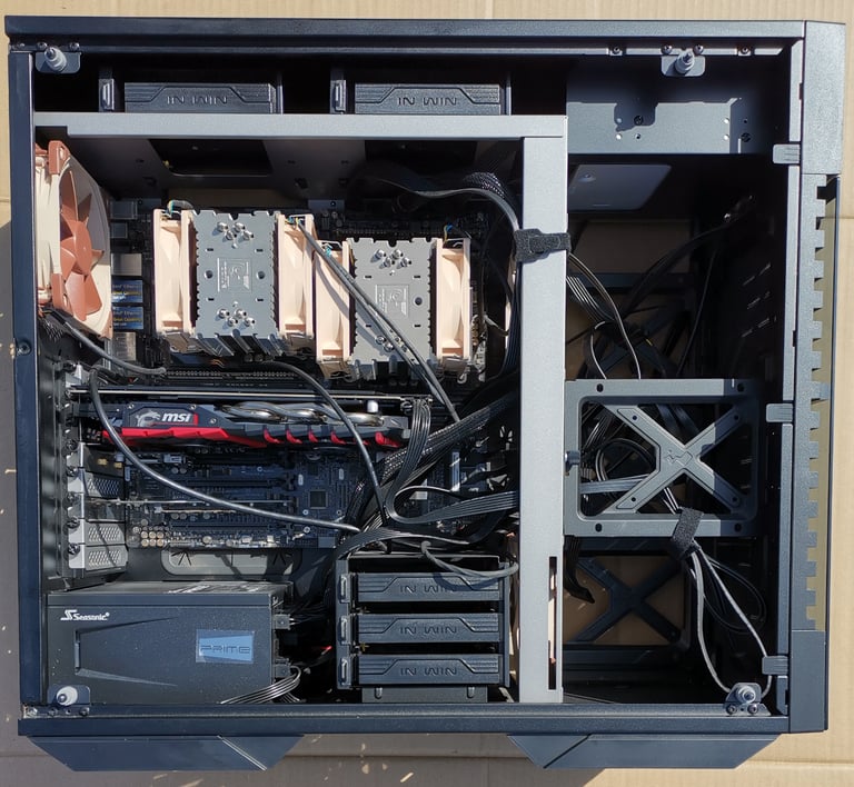 image for Workstation Gaming PC - 24 Core / 48 Thread - 128GB ECC - 2TB SSD - Dual Intel Xeon
