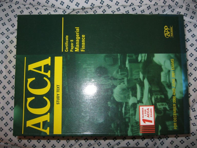 Lots of unused ACCA textbooks - now £2 each