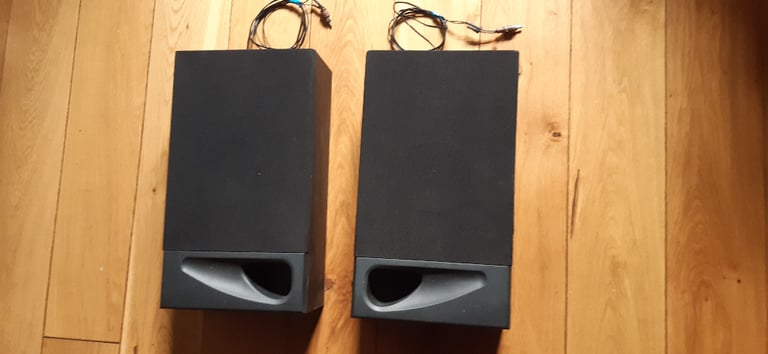 Pair black speakers