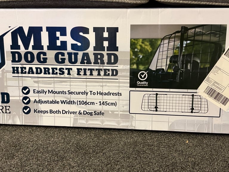 image for Mesh dog guard - headrest fitted - new in box 