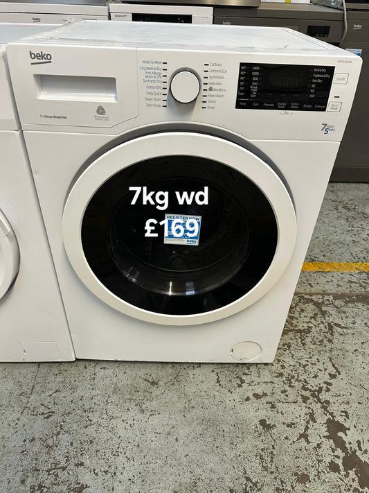 Beko 7kg washer dryer 🌟 Free Delivery 🌟 120 Days Warranty 🌟 