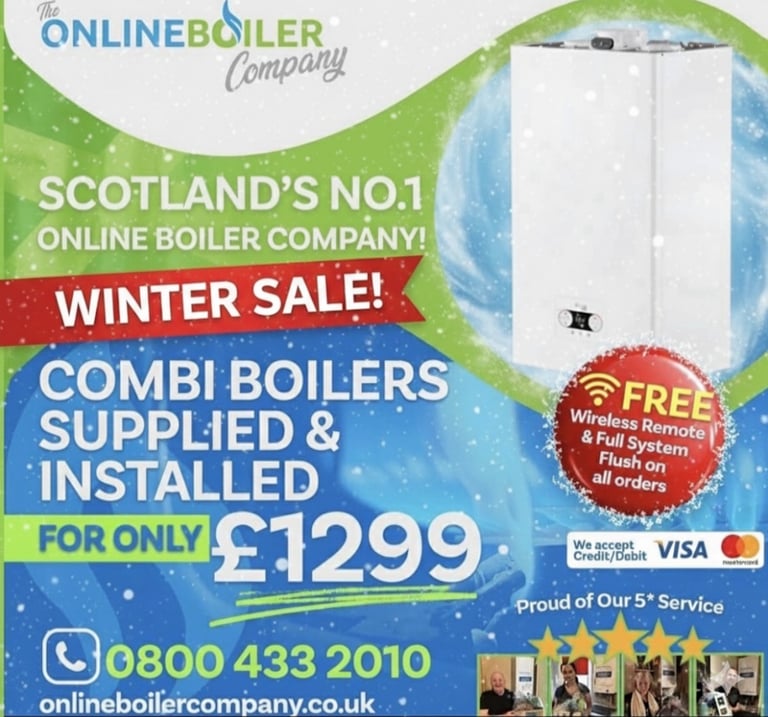 image for Boilers Installed For £1299! Gas engineers. Central heating. 