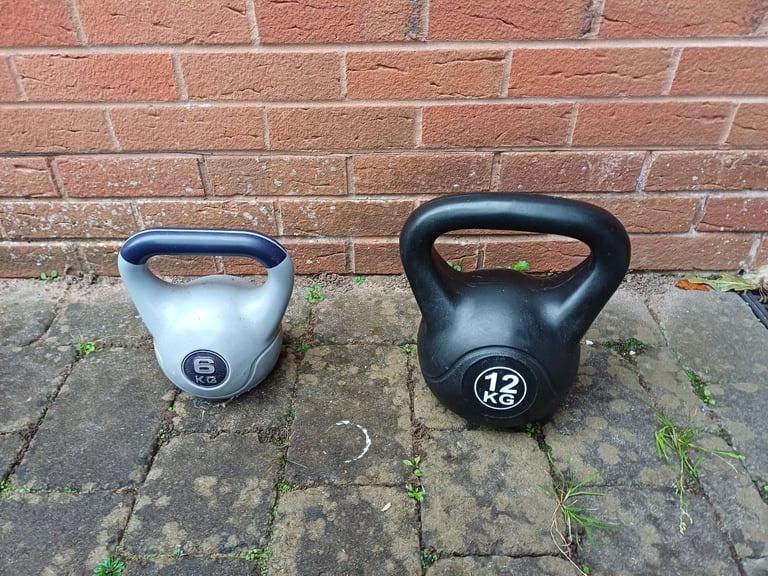 12kg + 6kg Kettlebells