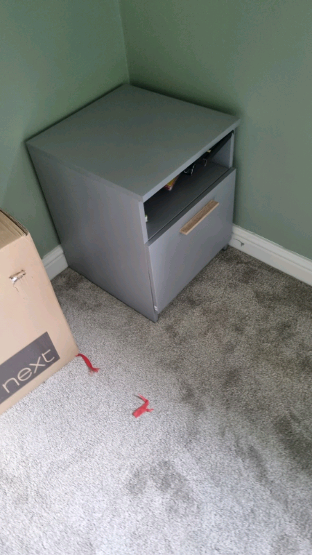 image for Bedsite table Next brand new still in nox