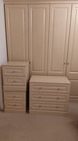 Crown Light Ash Wardrobe, Chest of Drawers, Bedside Cabinets