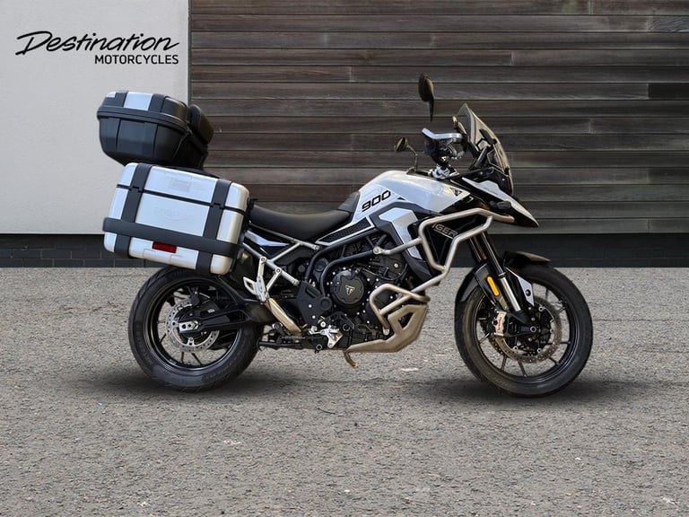 image for 2024 Triumph Tiger 900 GT PRO STANDARD TWIN COLOUR Petrol white 6 Speed