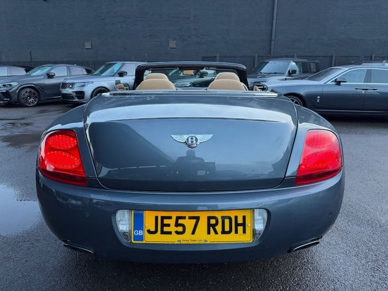 2007 57 BENTLEY CONTINENTAL 6.0 W12 GTC CONVERTIBLE 2DR PETROL AUTO 4WD EURO 4 (
